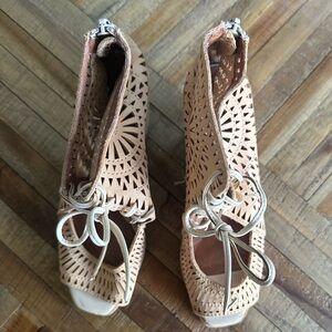 Jeffery Campbell wedge heels, worn twice, great condition, cut out